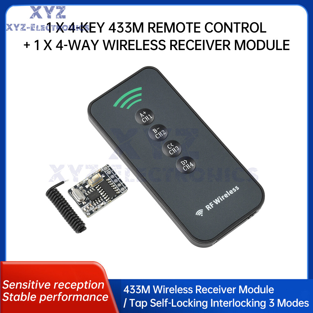 433Mhz Wireless Remote Control Switch Learning Code Decoding Receiver Module DIY