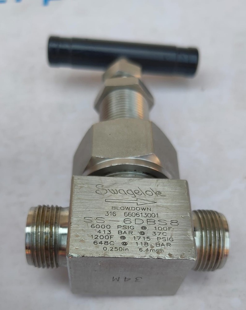 SWAGELOK SS-6DBS8 BLOWDOWN NEEDLE VALVE