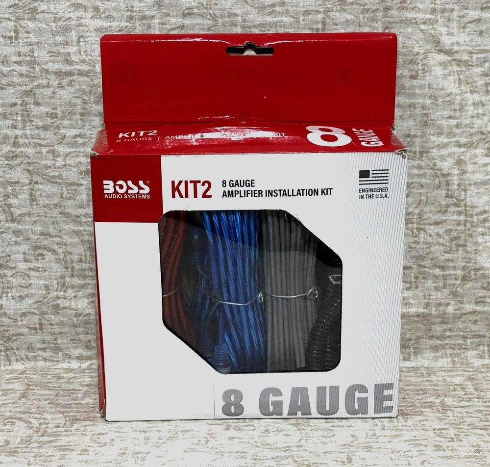 BOSS Audio Systems KIT2 8 Gauge Complete Amplifier Wiring Kit