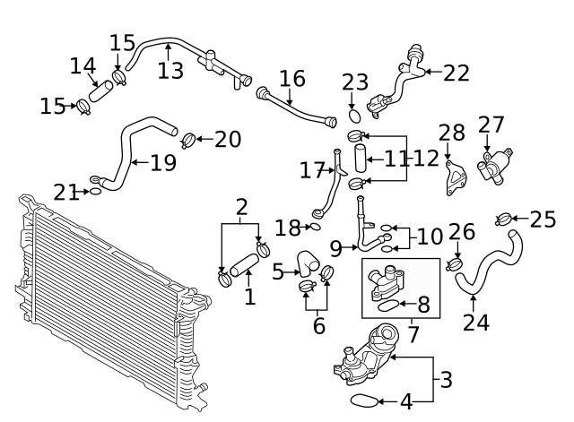 Genuine Audi Valve Assembly 059-121-737-AM