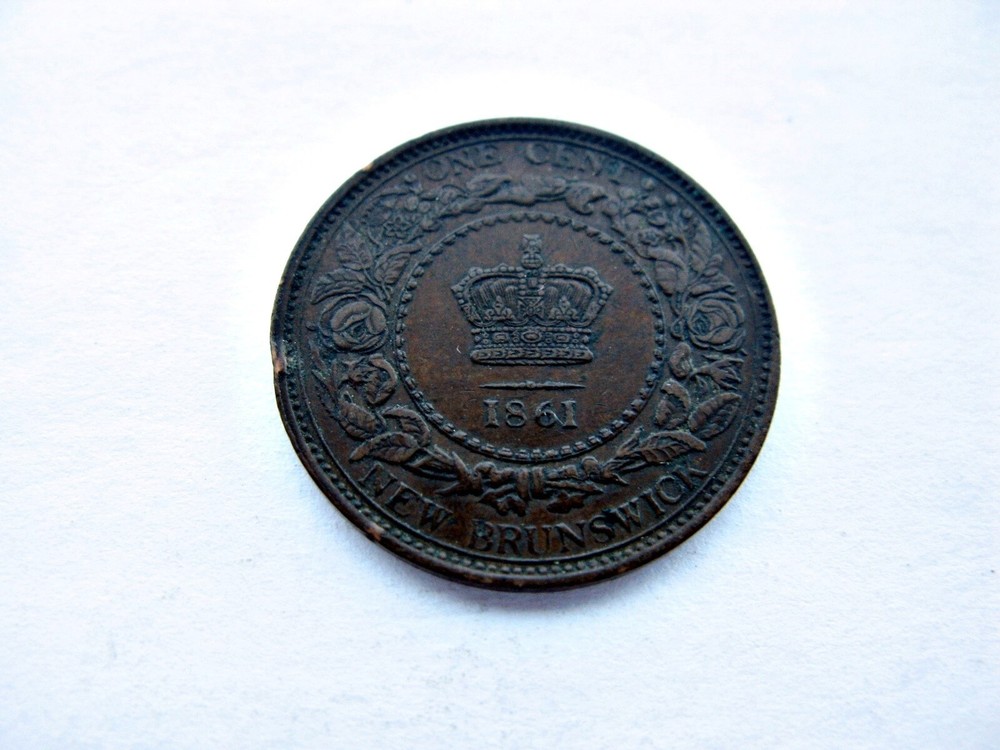 1861 New Brunswick One Cent  - HIGH GRADE