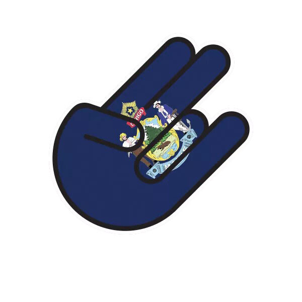 Maine Shocker Sticker Decal