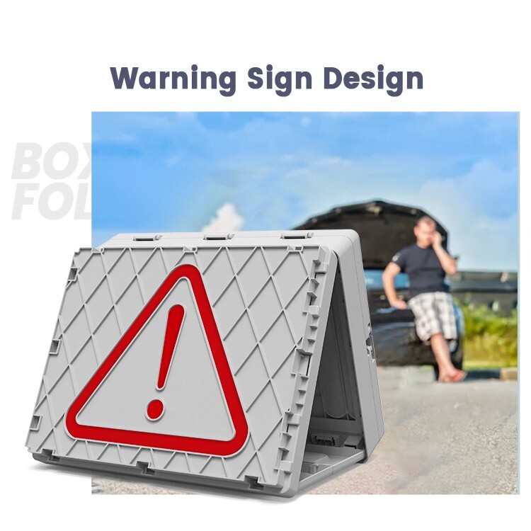 Folding Storage Camping Box with Table, 3 in 1 Lightweight Camp Storage Box