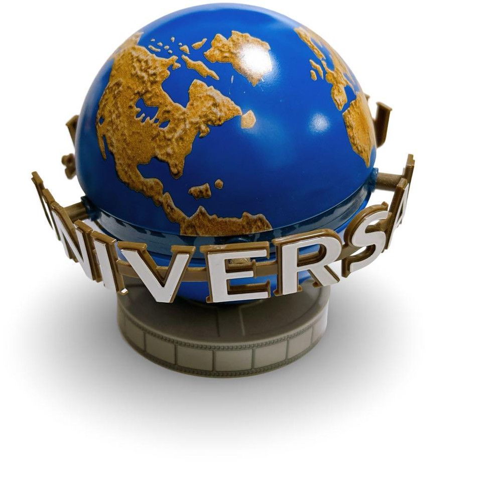 Universal Studios Japan Globe Empty Cookie Tin Souvenir Container Used