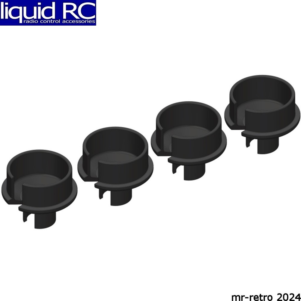 Corally 00180-029 Shock Spring Cup - Composite - 4 Pcs: Dementor Kronos Python