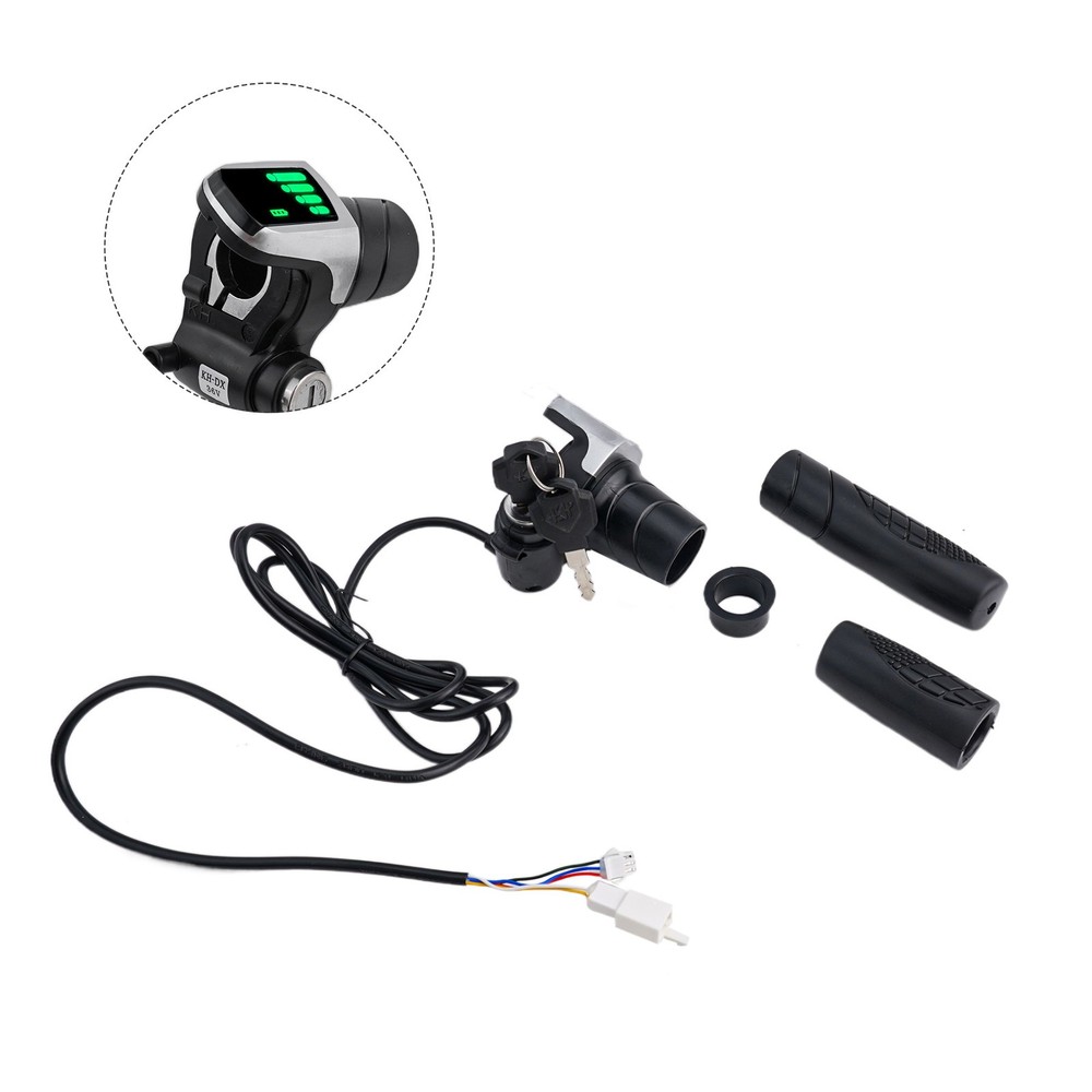 36V Electric Bicycle Display Speed Control Handlebar Lock Throttle Accelerator