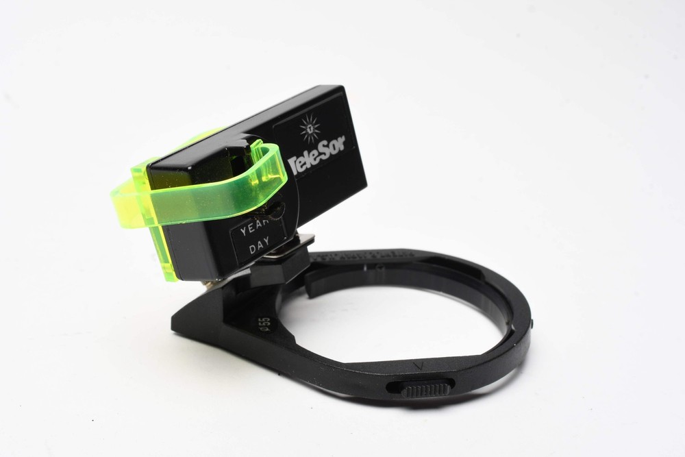 Telesar date imprinting device for 35mm cameras, 55mm diameter, clean
