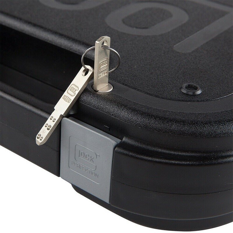 Glock OEM Lockable Single Handgun Gun Case w/ Bore Brush & Cleaning Rod CASE2929