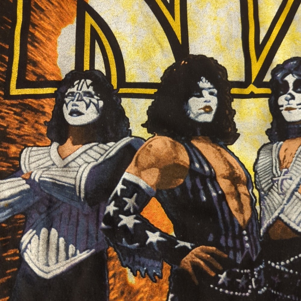 KISS alive worldwide 96 97 MISPRINT Concert Tour T-shirt Wichita
