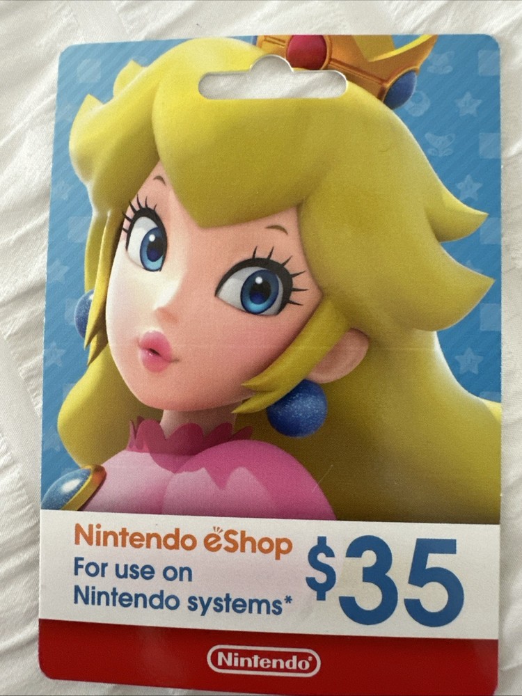Nintendo eShop Gift Card $35 Physical