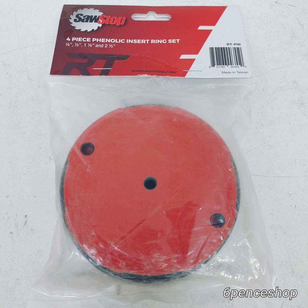 SawStop RT-PIR Phenolic Insert Ring Set for Router Lift (4 pc.)