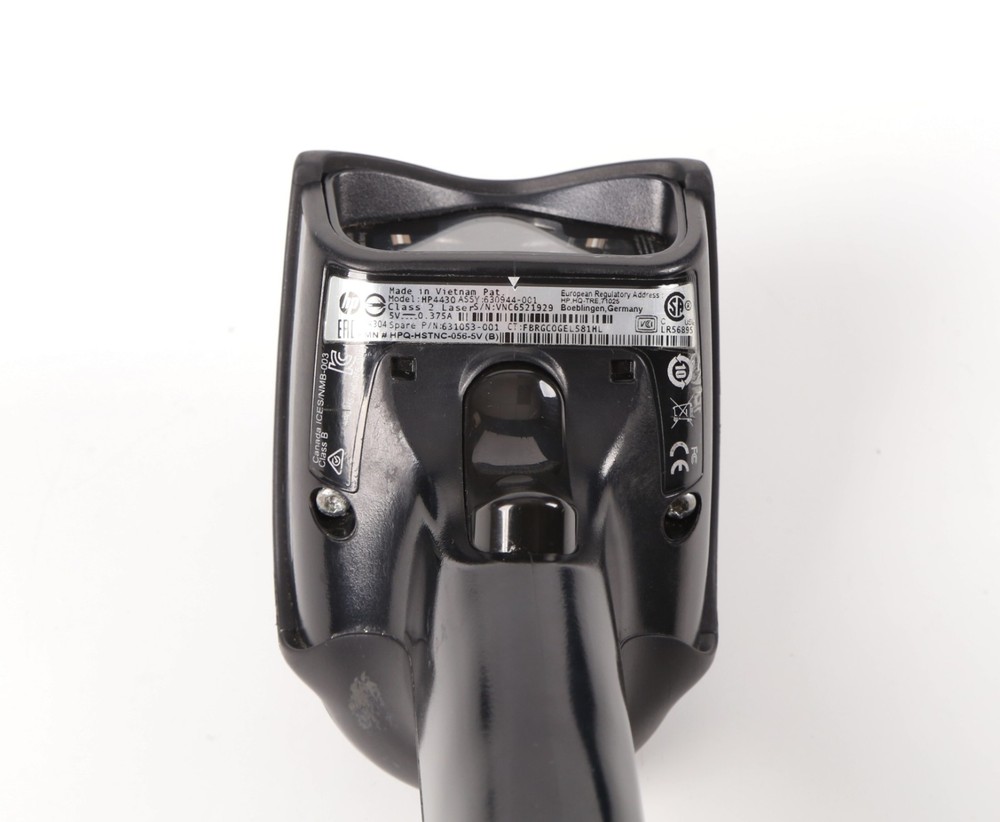 Assembly; HP HP4430 Handheld 2D Barcode Scanner w/ USB Cable, Black