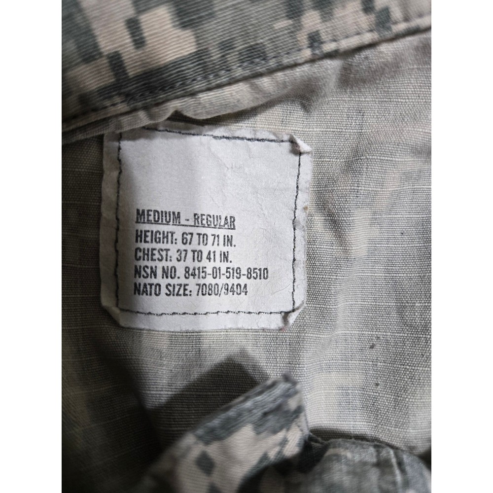 ACU medium Army combat uniform camo jacket