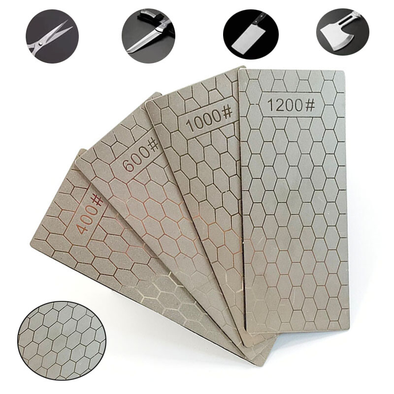 80-3000 Grit Thin Polishing Diamonds Plate Sharpening Stone Knife Tool