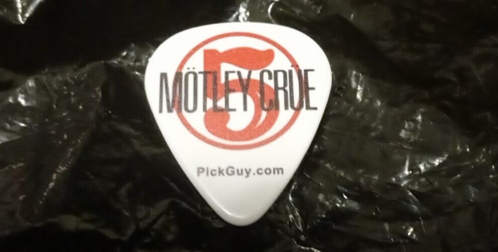 MOTLEY CRUE John 5 Ex Rob Zombie Marilyn Manson 2024 Stage GUITAR PICK