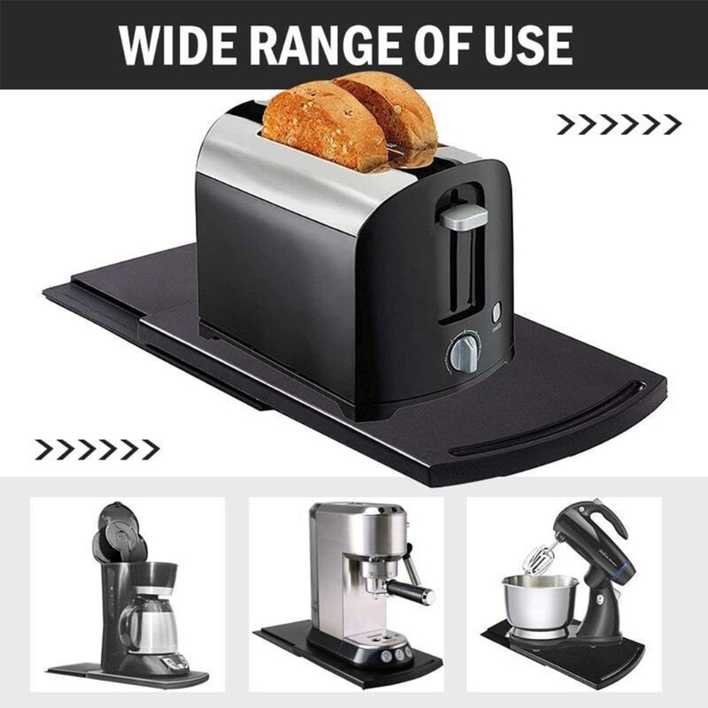 Coffee Machine Sliding Tray Quadrate Stretching Base Coffee Maker Moving Board