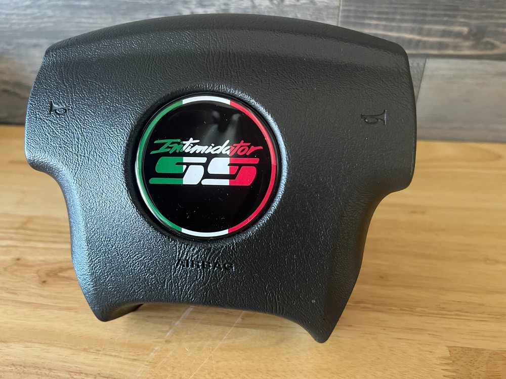 Silverado Intimidator SS Steering wheel emblem- Flag colorway