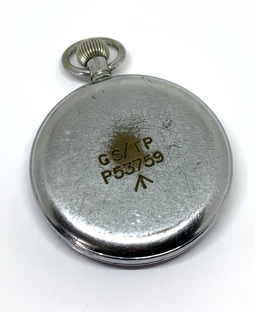 Fabulous WW2 British Military Swiss made Pocket Watch by Helvetia (c.1942)