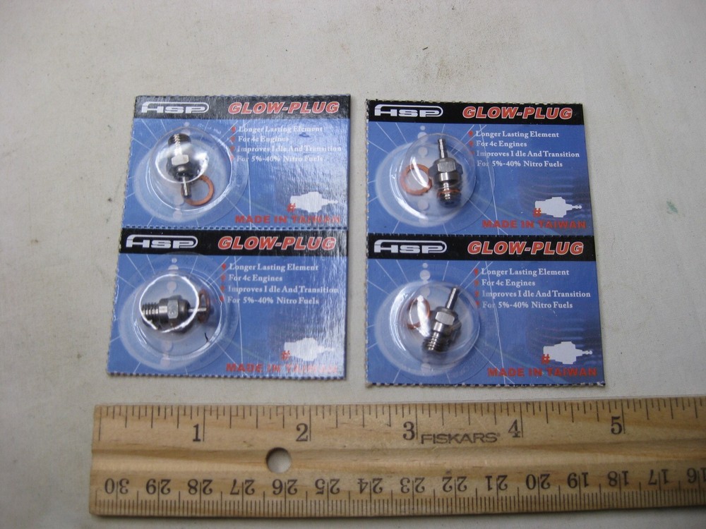 4x HSP GLOW-PLUG glow plug elements nitro fuels element for 4c engines