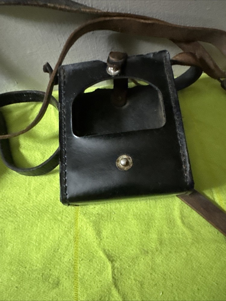 Vintage Bitronics PD-3 Blasting Galvanometer Current Measuring w/ Leather Case