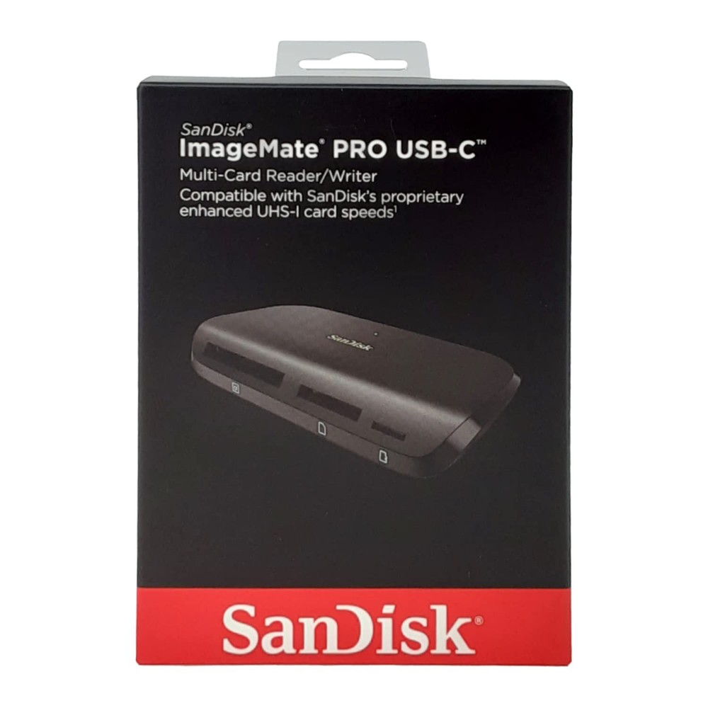 SanDisk ImageMate PRO USB-C Reader Writer Black