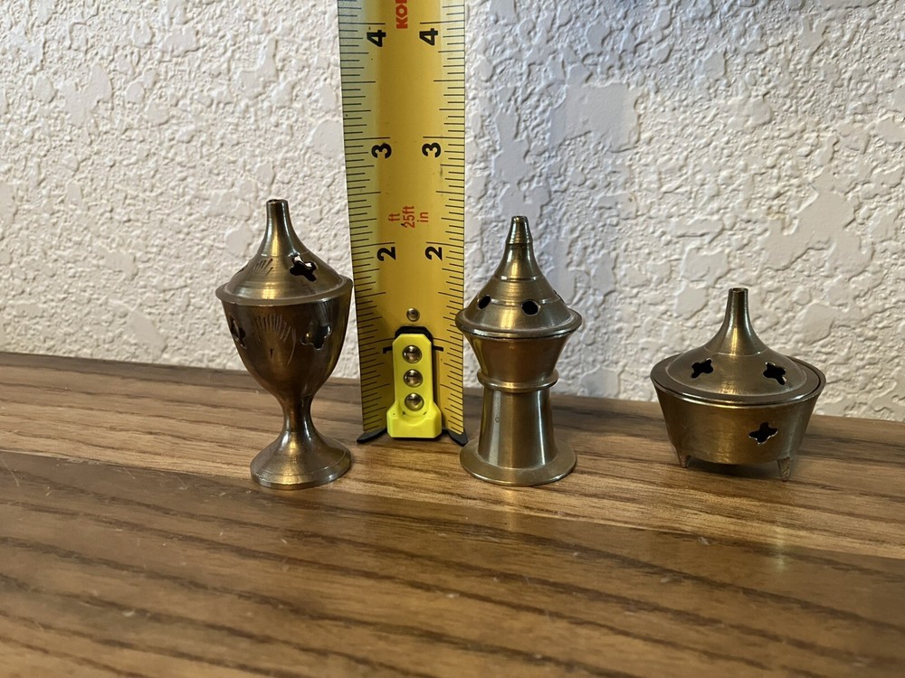 3 Small Incense Burners
