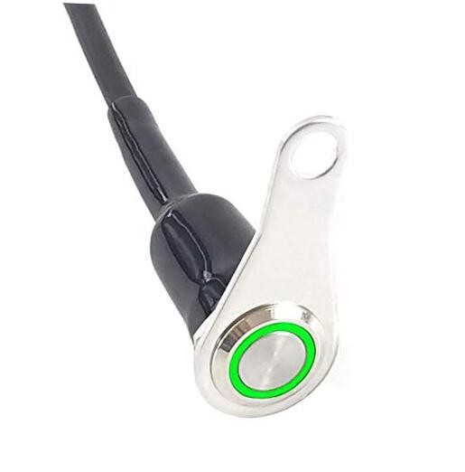 Stainless Steel LED Motorcycle Handlebar Switch Horn Kill Start Button
