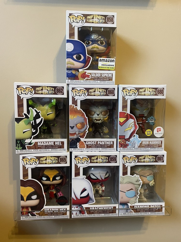 Funko Pop! Vinyl: Infinity Warps - Marvel (LOT of 7) GREAT condition!
