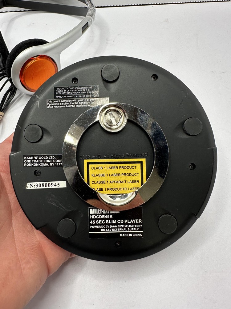 Harley-Davidson | Model: HDCDE45R Slim CD Player