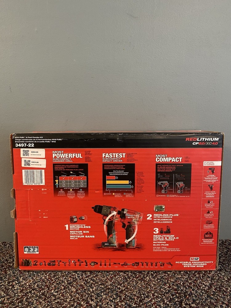 Milwaukee (3497-22) Impact Driver Combo Kit