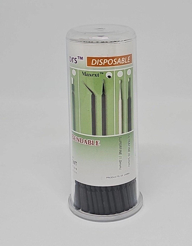 400 Pcs Plasdent Dental Maxext Microapplicator w/ Cylinder Tip