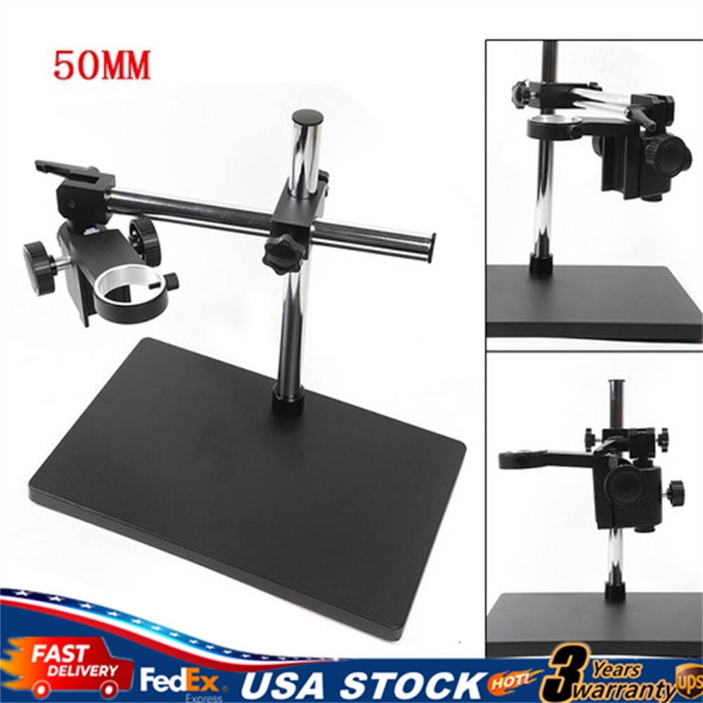 Multi-Axis Rotation Digital Microscope Camera Table Stand Holder Set Boom Stand