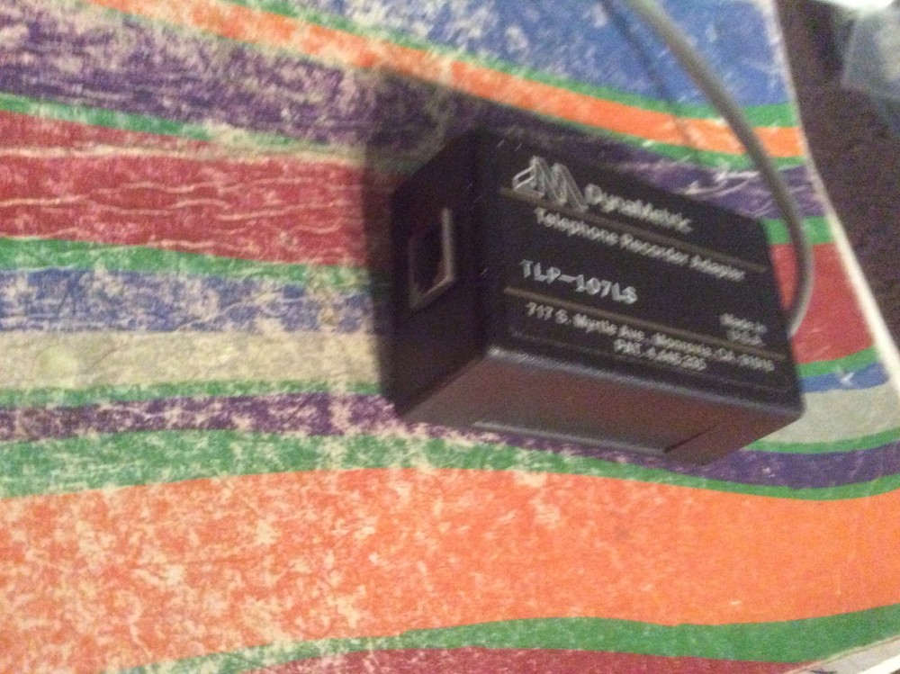 NEW DYNAMETRIC TELEPHONE LOGGER PATCH TLP-107-LS