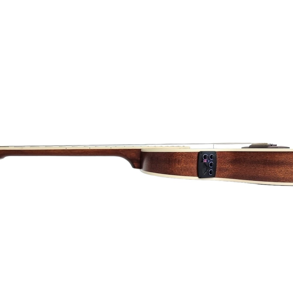 Haze Matte C551BCEQSM Solid Top Thin Body Arched Back Classical Guitar