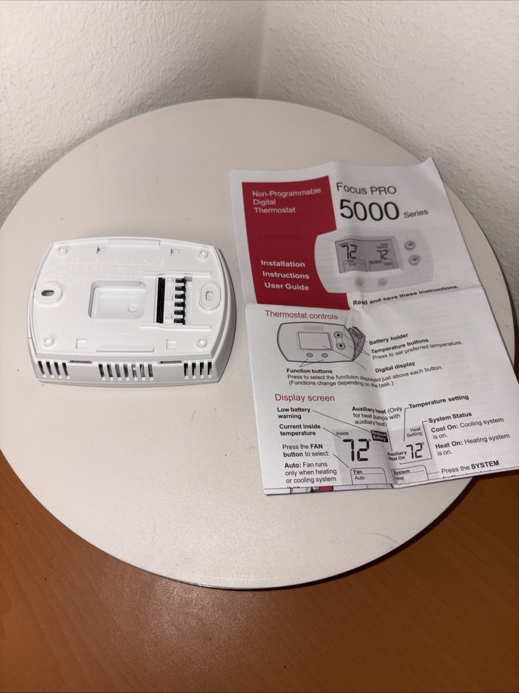 Focus Pro 5000 Series Non-Programmable Digital Thermostat