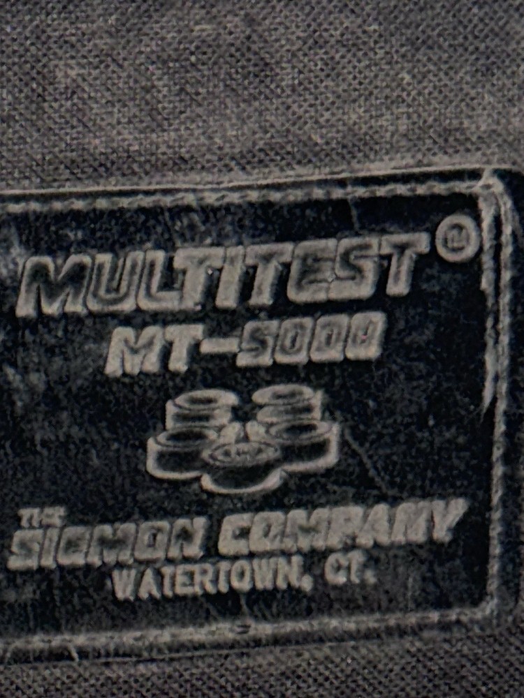 THE SIEMON COMPNAY MULTITEST MT-5000 CABLE TESTER REMOTE TESTER WITH CASE