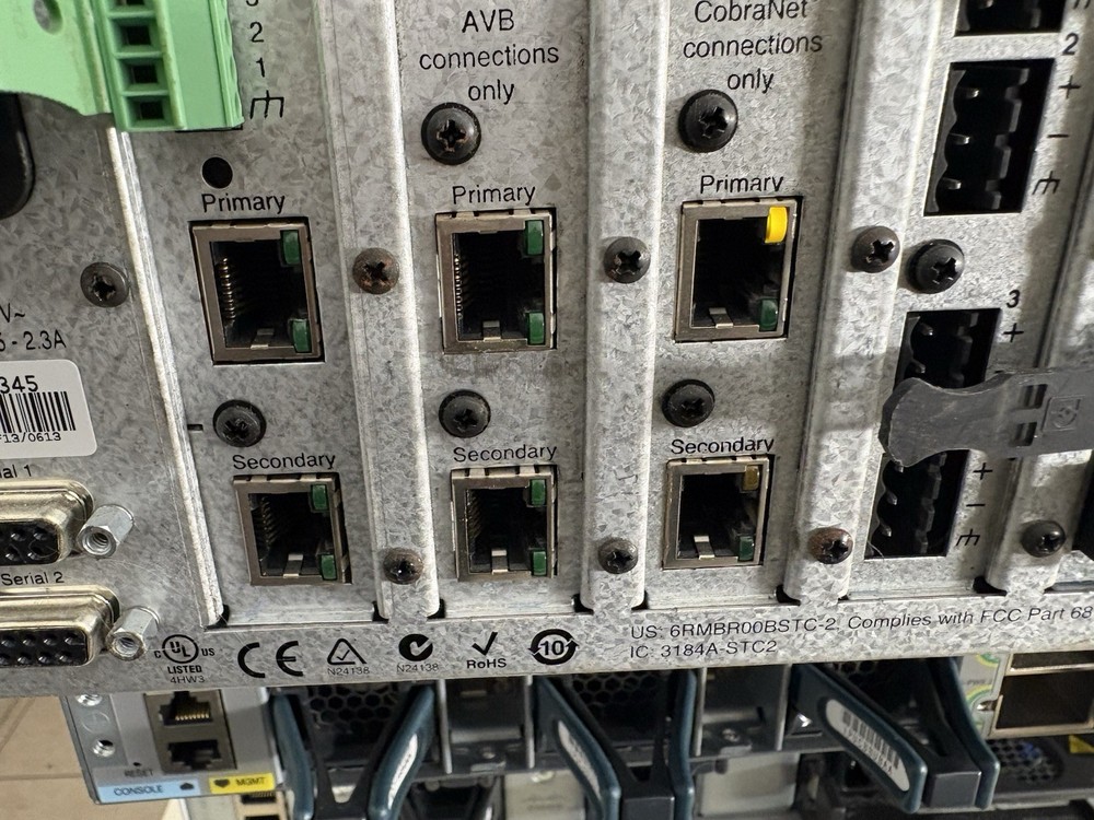 Biamp Tesira Server-IO DSP Audio Server AVB CobraNet As-Is Surplus
