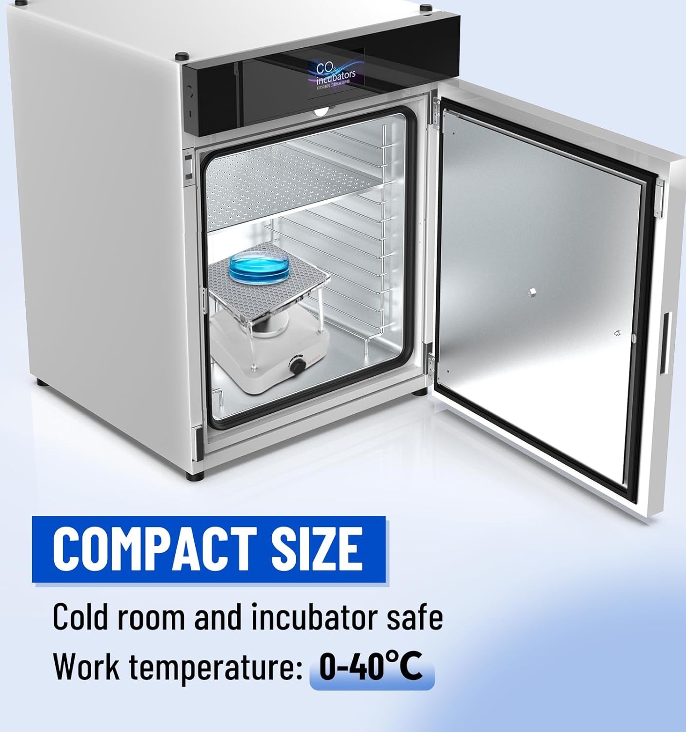 Orbital Shaker Adjustable Lab Orbital Oscillator Mixer Platform Shaker 360°Vibra