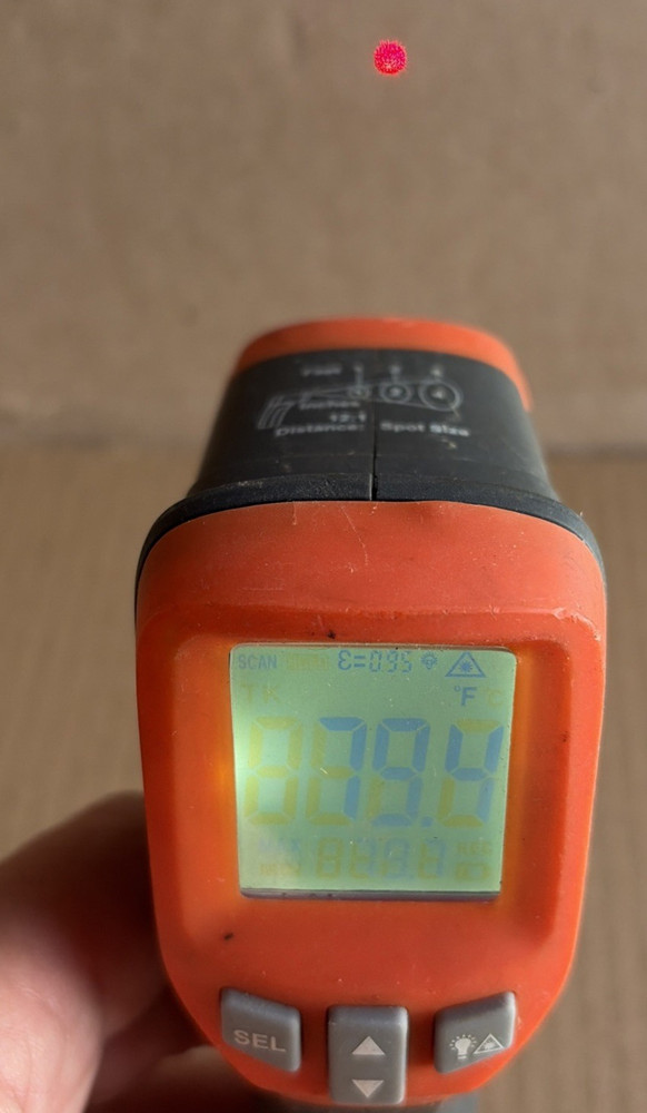 Ames Instruments Infrared Thermometer 12:1 Temperature Handheld Tool Works