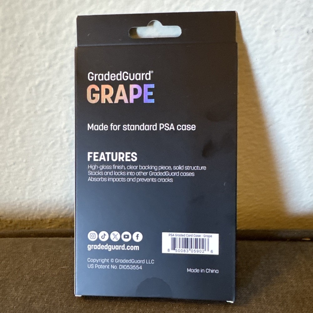 GradedGuard PSA GRAPE Graded Card Case Only Limited Edition