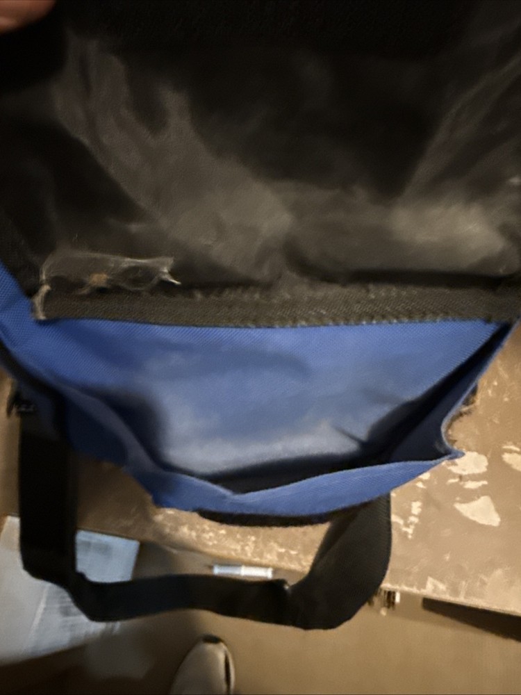 Ebonite One Ball Bowling Bag with Separate Shoe Compartment Blue
