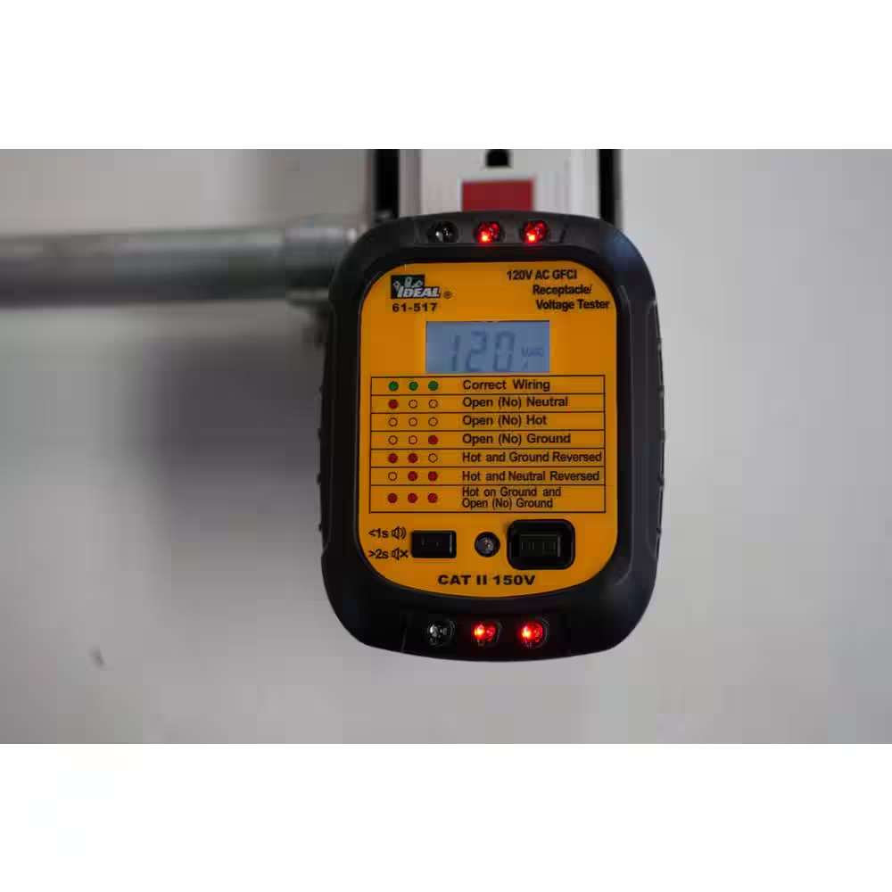 GFCI Receptacle/Voltage Tester