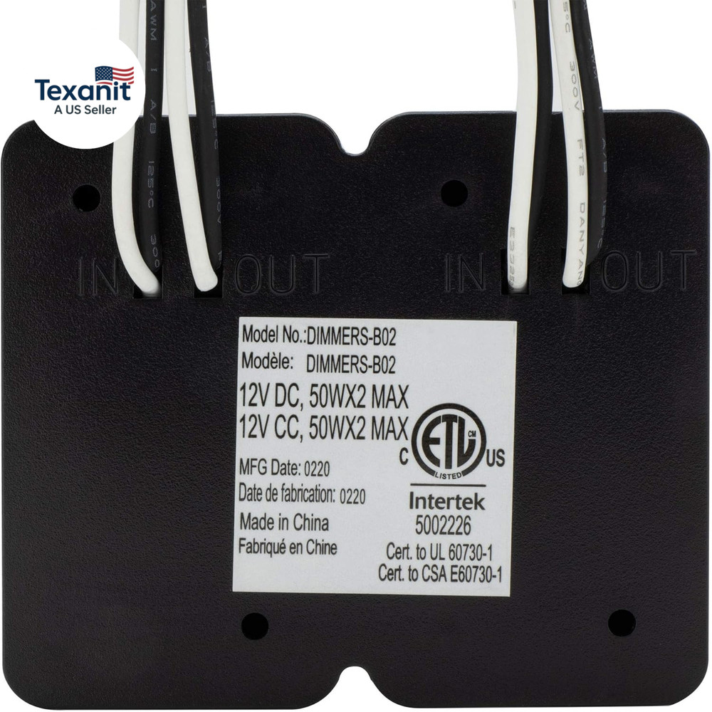 Dimmer Switch | RV 12V Touch Dimmer Switch | Compatible with LED, Incandescent,