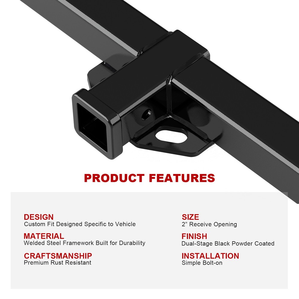 APS Class 3 Trailer Hitch Receiver for Ford E-150 E-250 E-350 Econoline