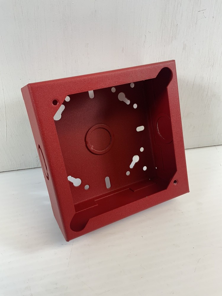 (NEW) SEIMENS FBX-S Red Fire Alarm Surface Mount Back Box