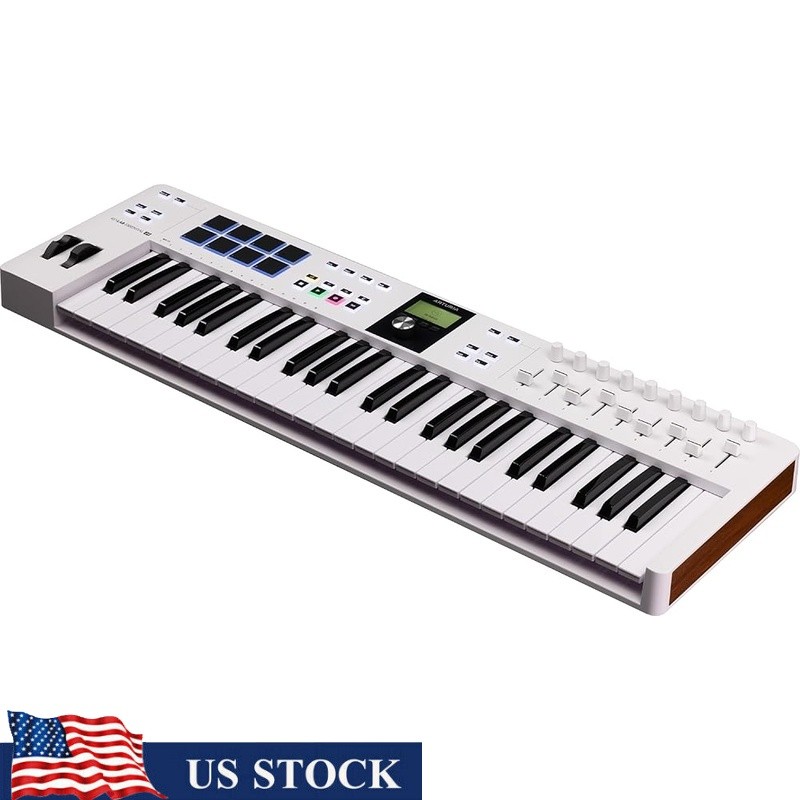MIDI Keyboard Controller W/ Arpeggiator Scale Mode DAW Integration LCD Display