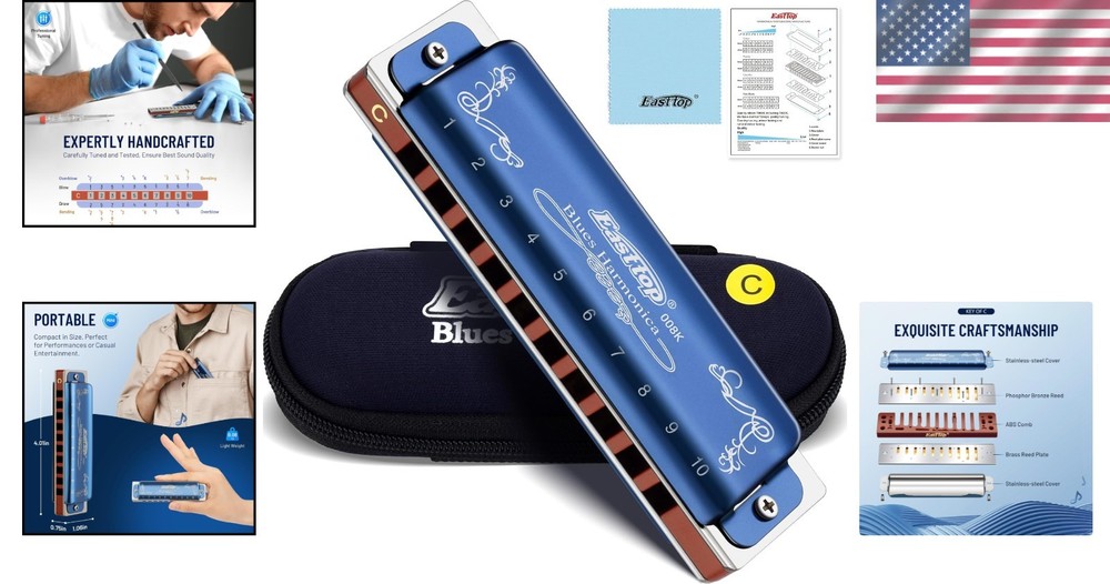 Classic Harmonica in C for Professionals - Gift Option