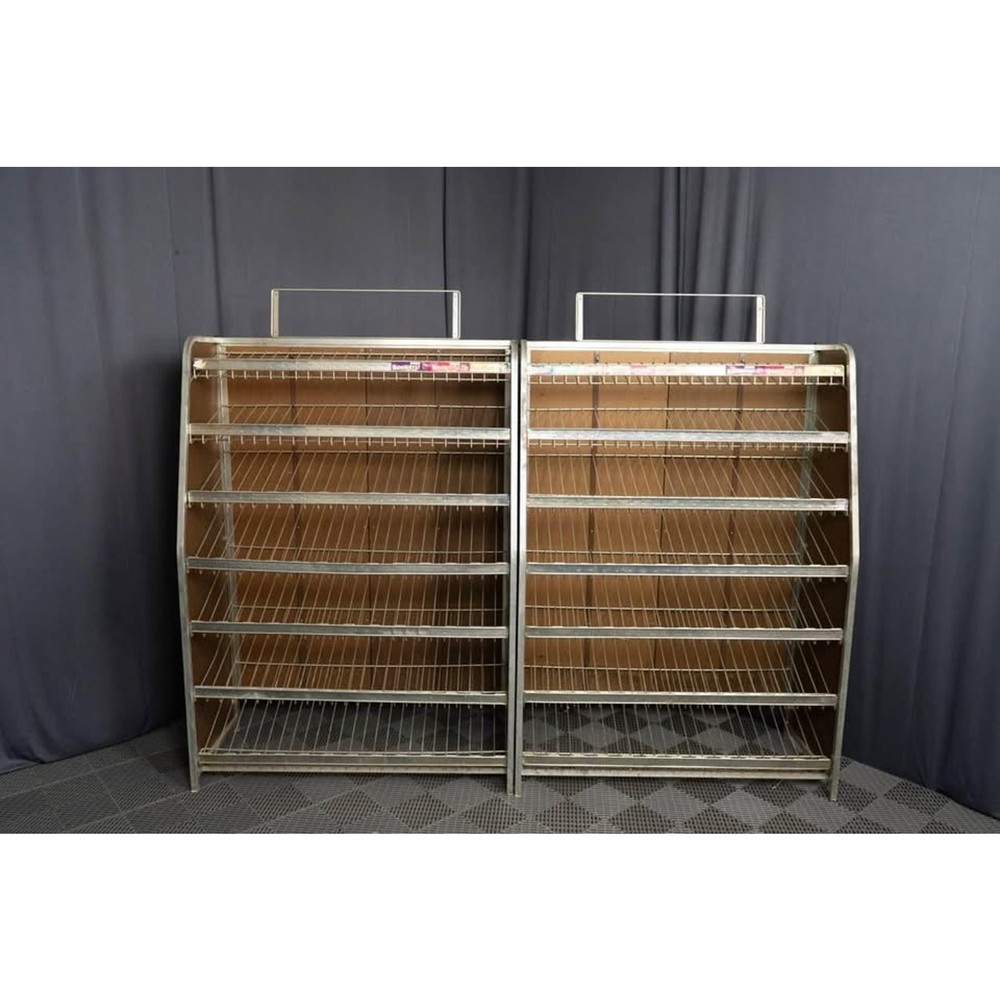 2 Vendor Display Racks 7 Shelf