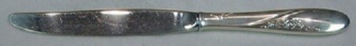 Rose Spray By Easterling Sterling Silver Regular Knife Modern 8 7/8"