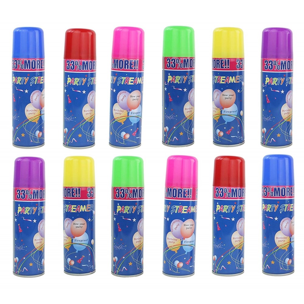 24 Cans per pack Blue Box Party String - not Silly String